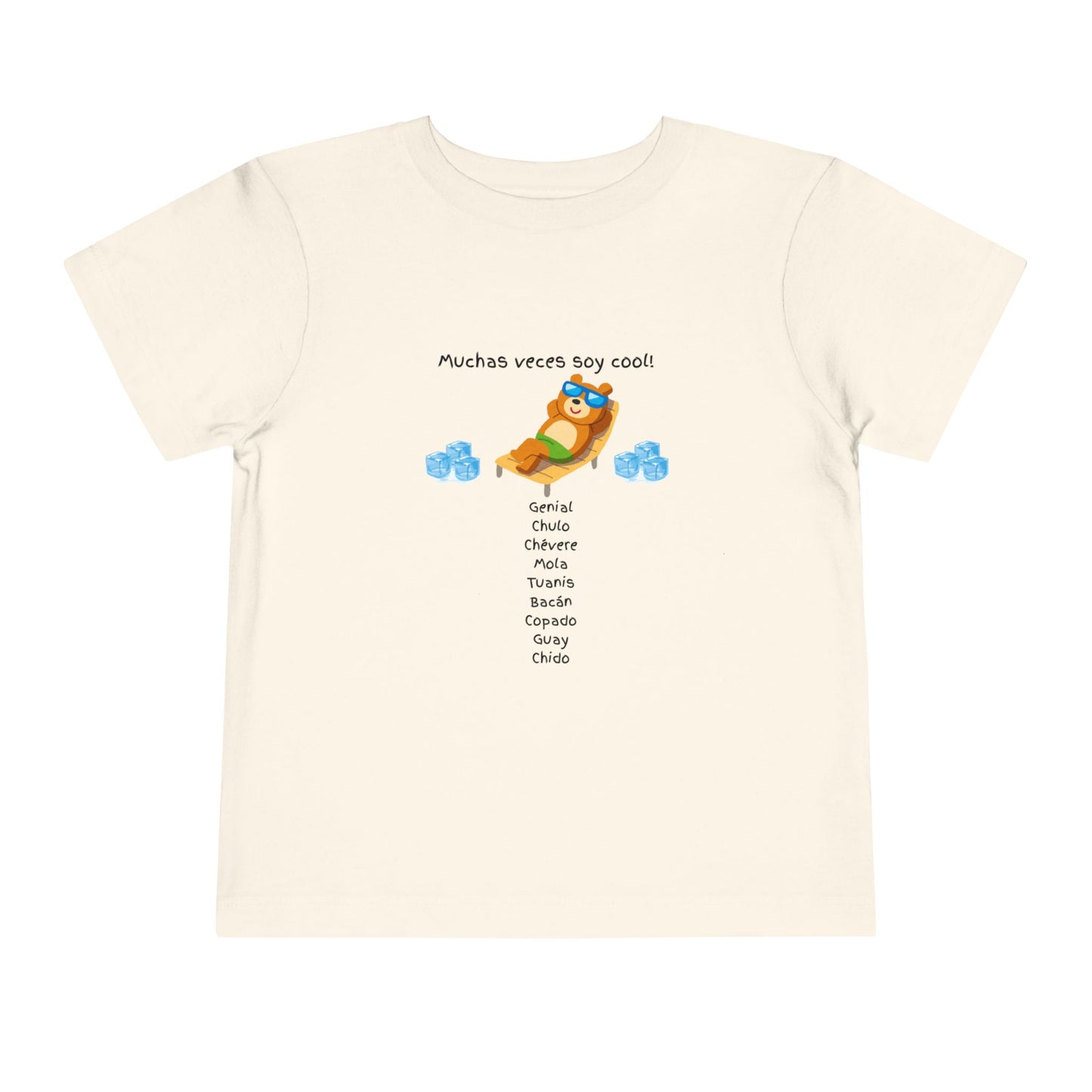 Cool Toddler Tee with Fun Spanish Text – Perfect Gift for Kids!