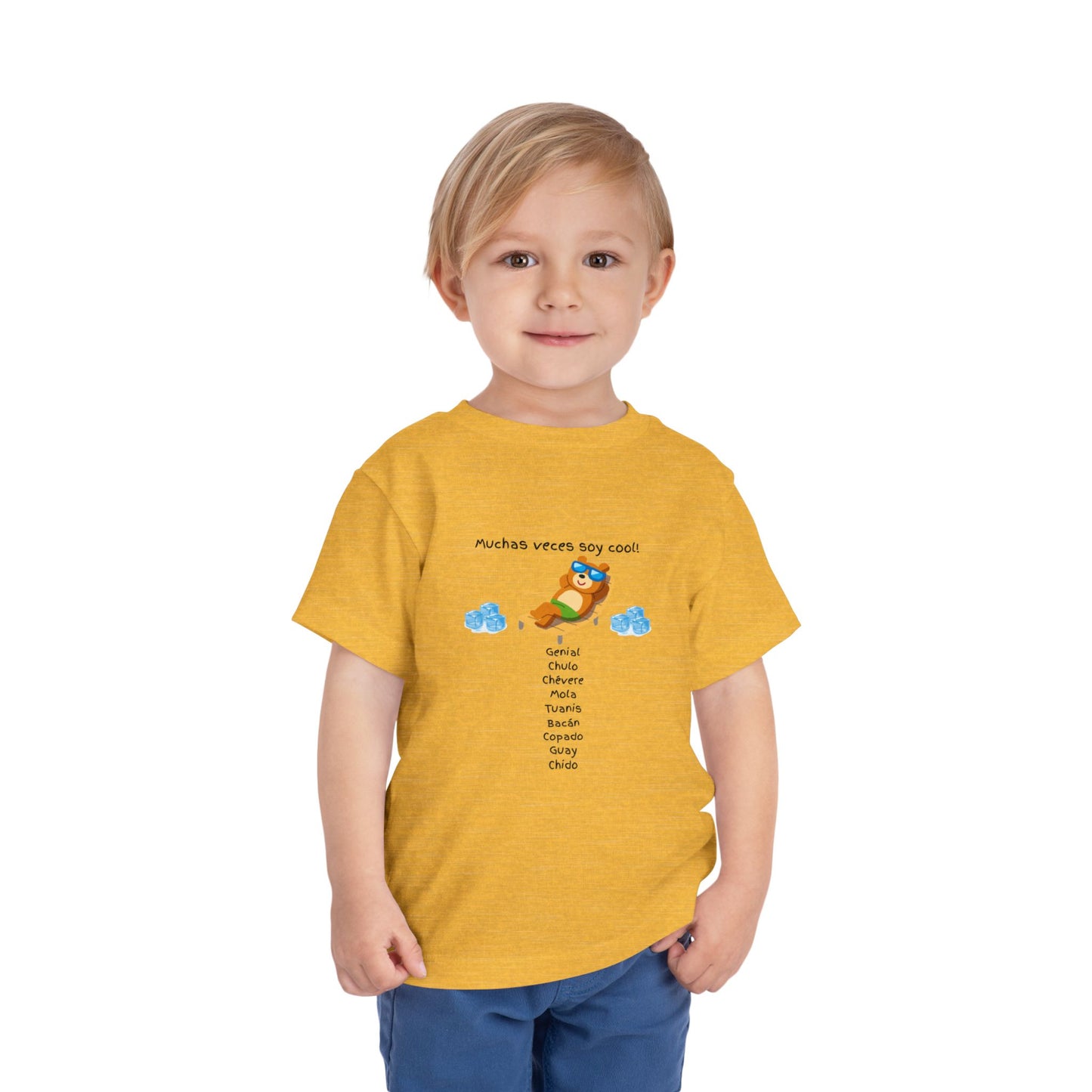 Cool Toddler Tee with Fun Spanish Text – Perfect Gift for Kids!