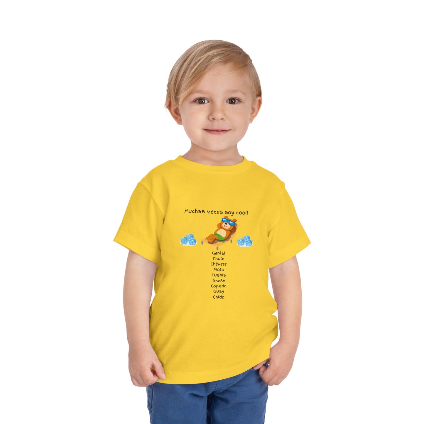 Cool Toddler Tee with Fun Spanish Text – Perfect Gift for Kids!