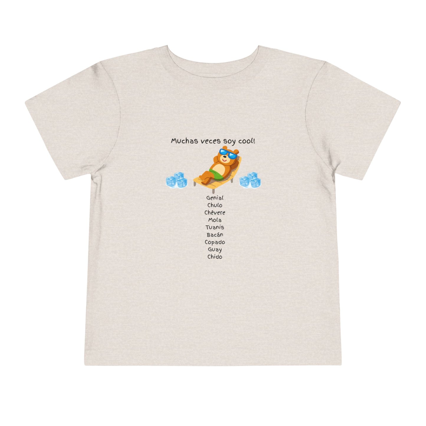 Cool Toddler Tee with Fun Spanish Text – Perfect Gift for Kids!