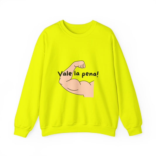 Motivational Unisex Heavy Blend™ Crewneck Sweatshirt - "Vale la pena!"
